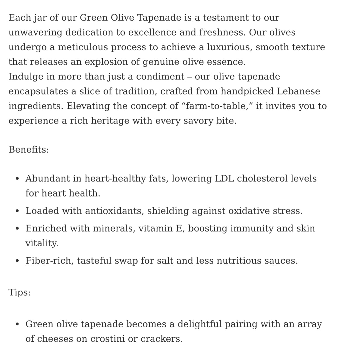 Olive Tapenade