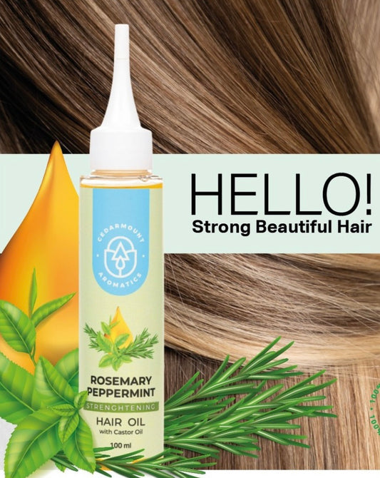 Rosemary Peppermint Strengthening Hair Oil