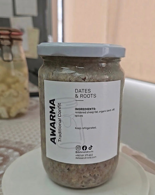 Lamb Awarma by Dates and Roots