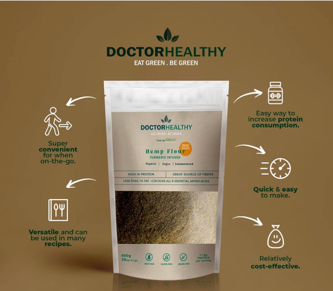 Hemp Powder with Turmeric
