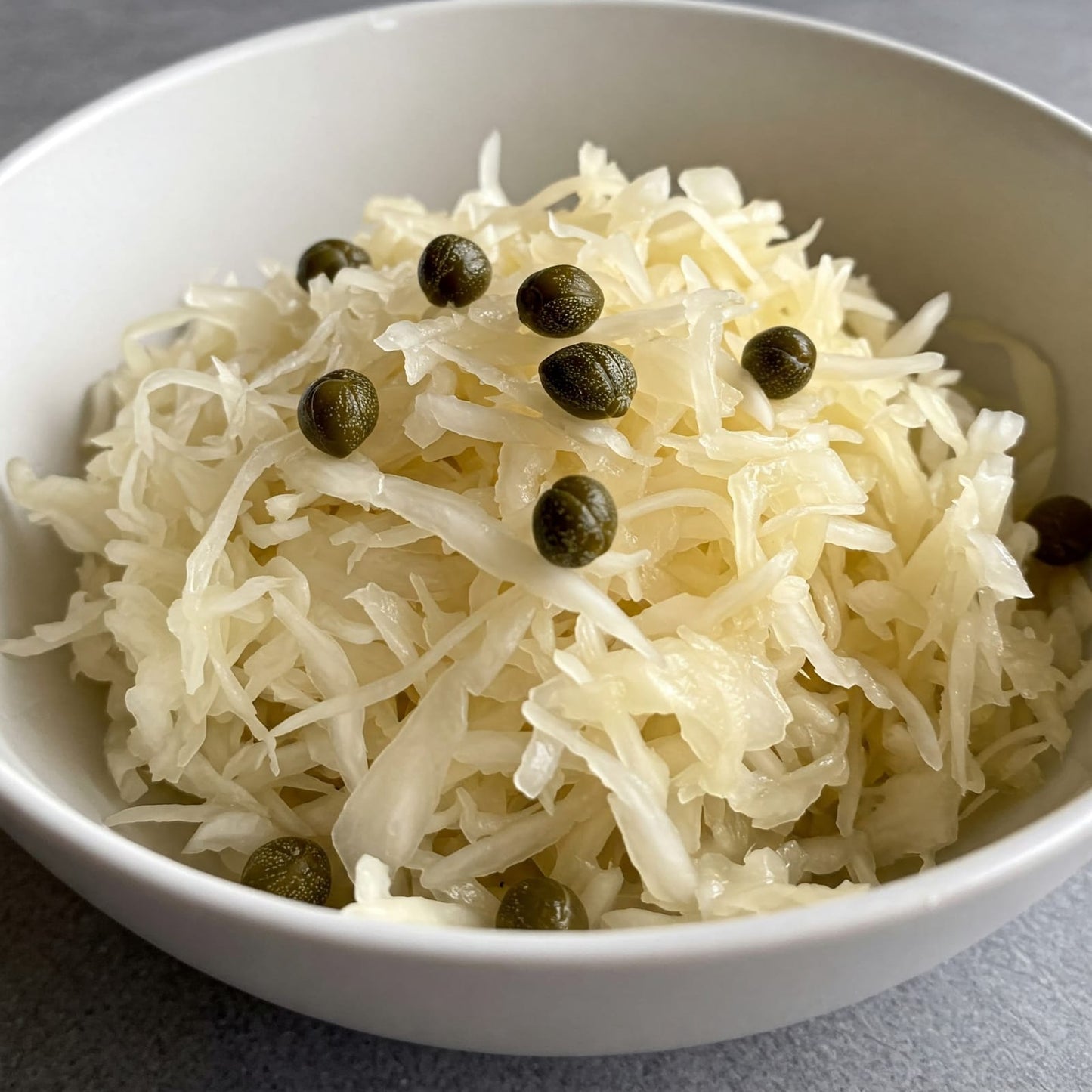 Sauerkraut With Caper by Dates and Roots
