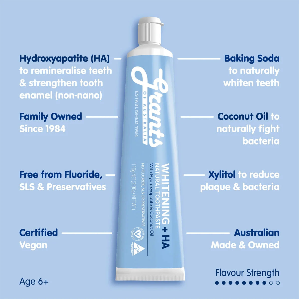 Adults Natural Toothpaste by Grants Australia