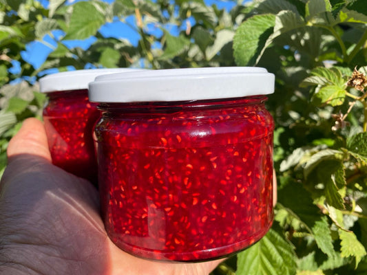 Organic Raspberry Jam by Dates&Roots