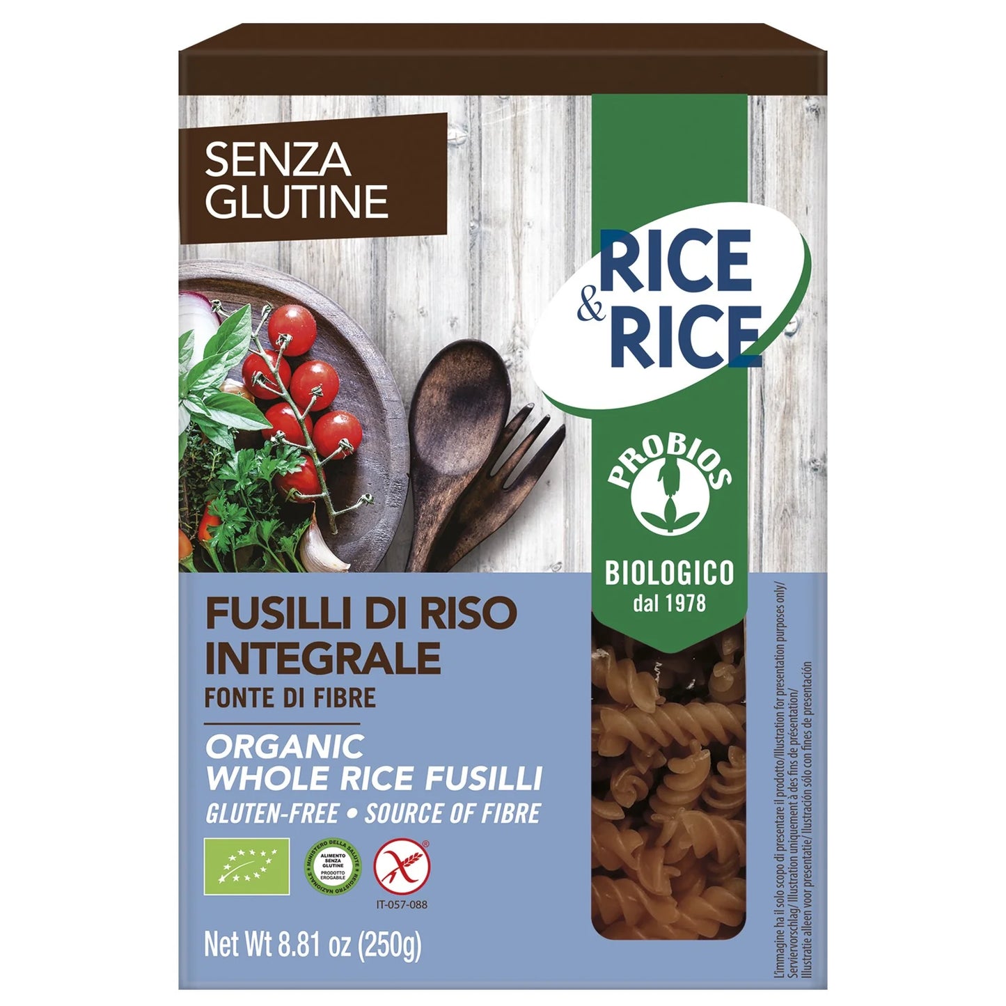 Whole Rice Fusilli