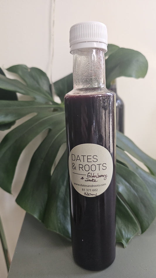 Elderberry syrup by Dates & Roots