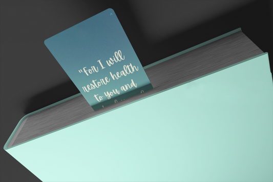 Inspirational Bookmark for Books, Agendas, Bibles and more