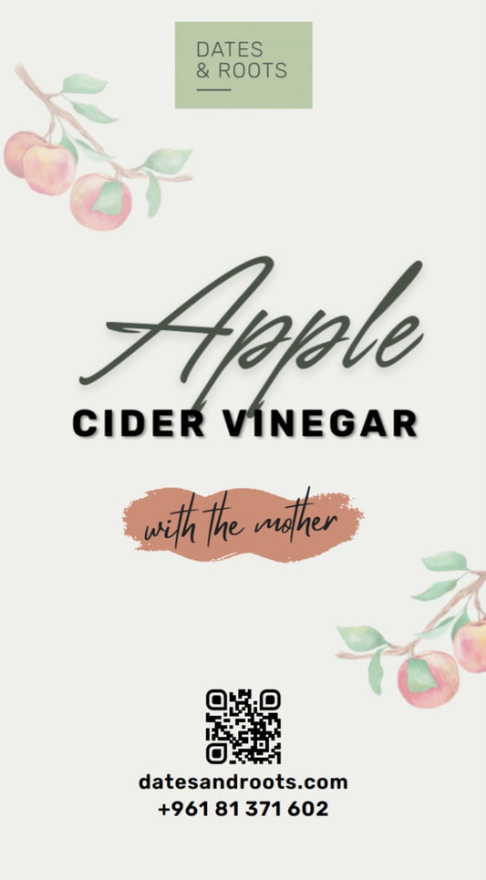 ACV Apple Cider Vinegar with The Mother by Dates and Roots