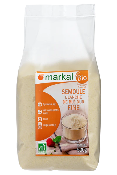 Semoule Blanche De Ble Fine by Naturalia