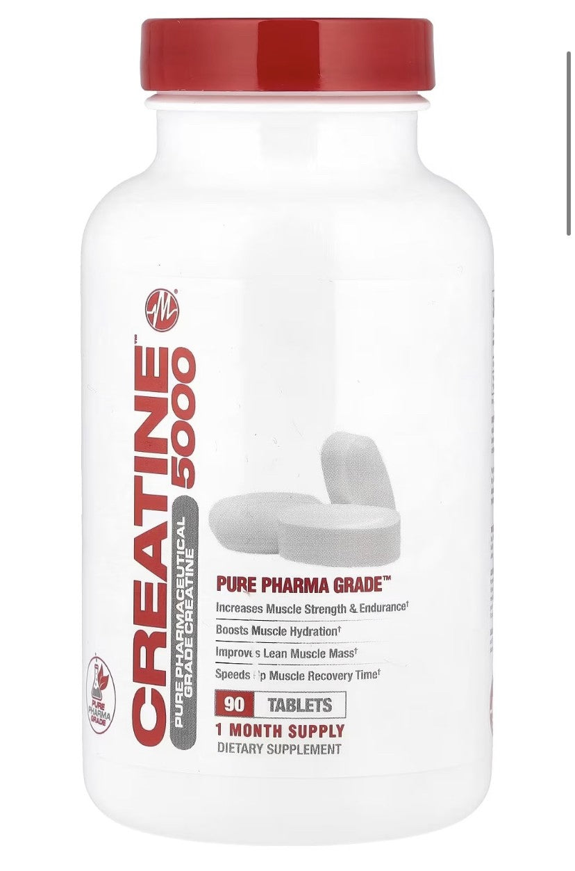Creatine 5000mg 90' - Metabolic Nutrition (5000mg Per 3 Tablets) (Monohydrate)