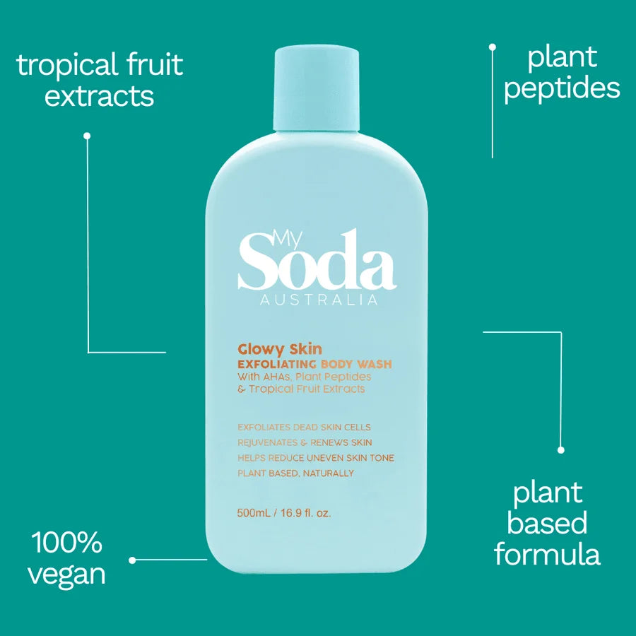 Glowing Skin Exfoliating Body Wash