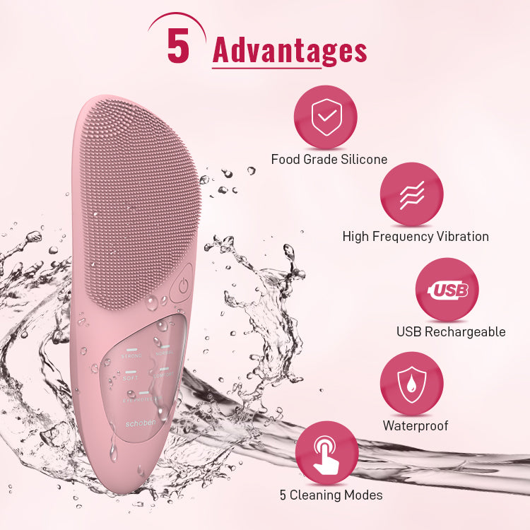 Electric Deep Cleansing Silicone Brush C04