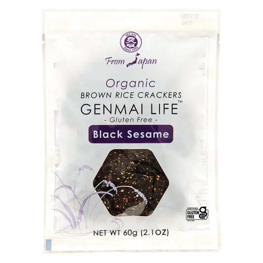 Brown Rice Black Sesame Crackers