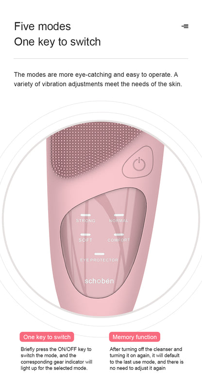 Electric Deep Cleansing Silicone Brush C04