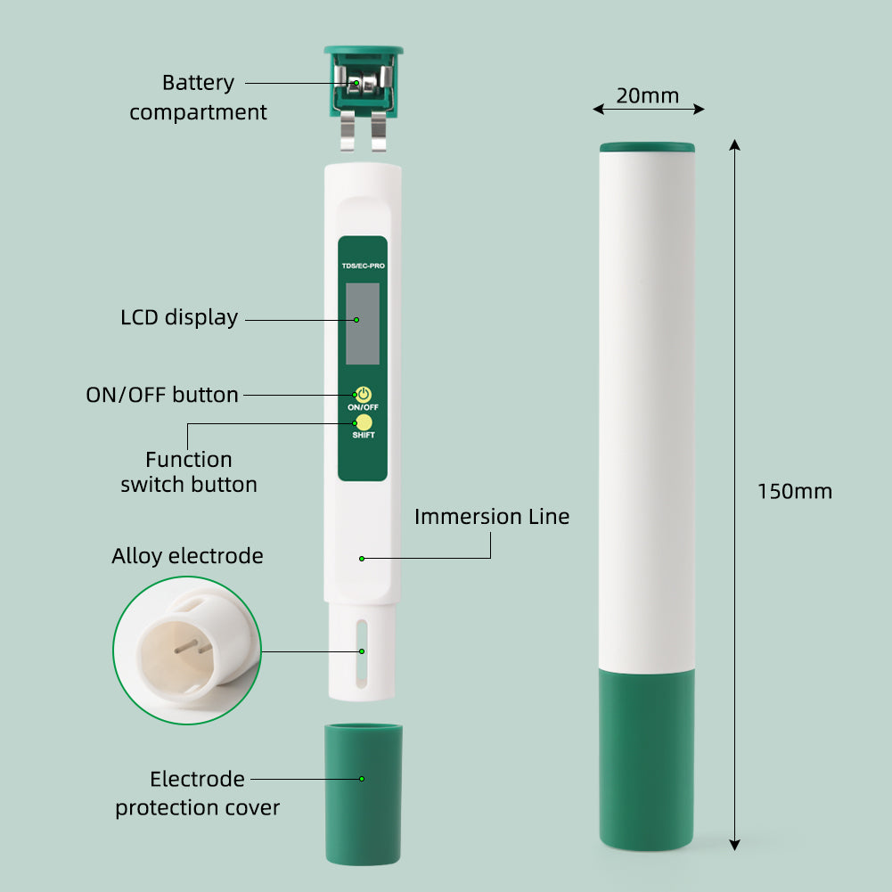 Temperature TDS EC Meter T03