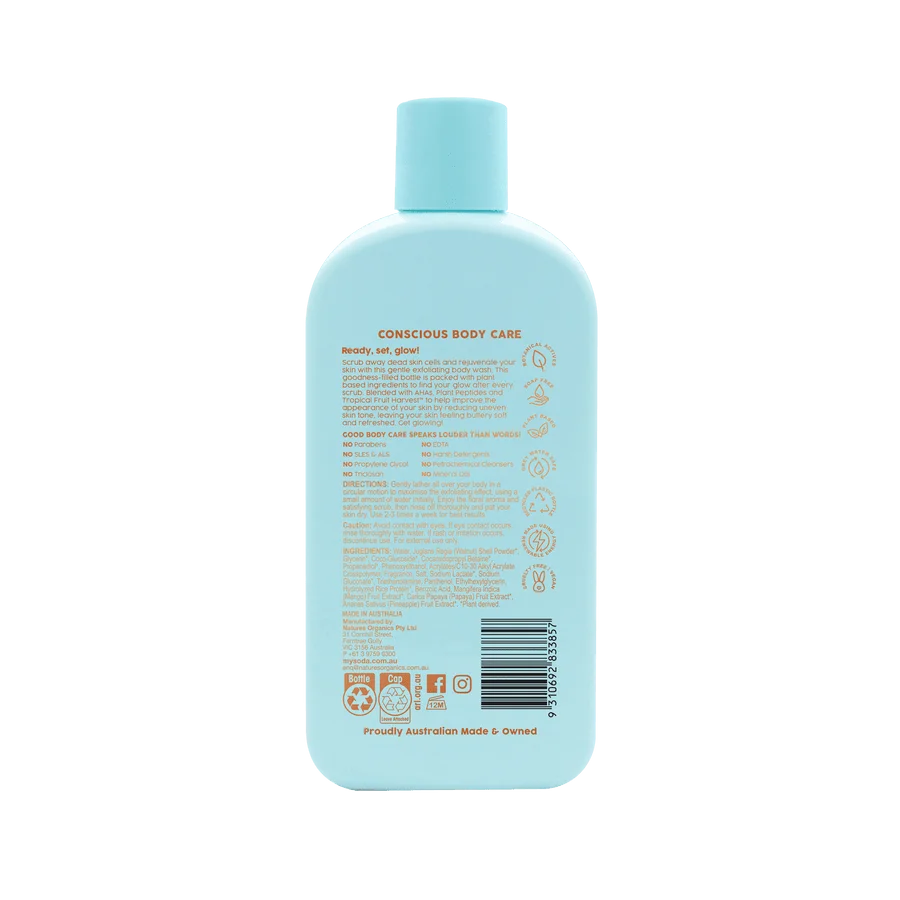 Glowing Skin Exfoliating Body Wash