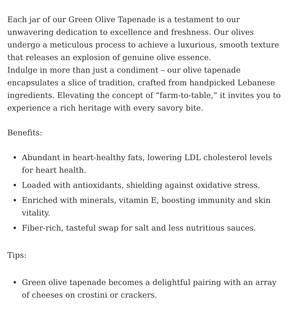 Olive Tapenade