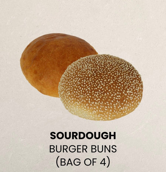 Sourdough Burger Buns ( bag of 4)