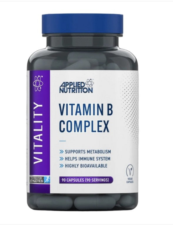 Applied Nutrition Vitamin B Complex High Strength,  90 Vegan Capsules