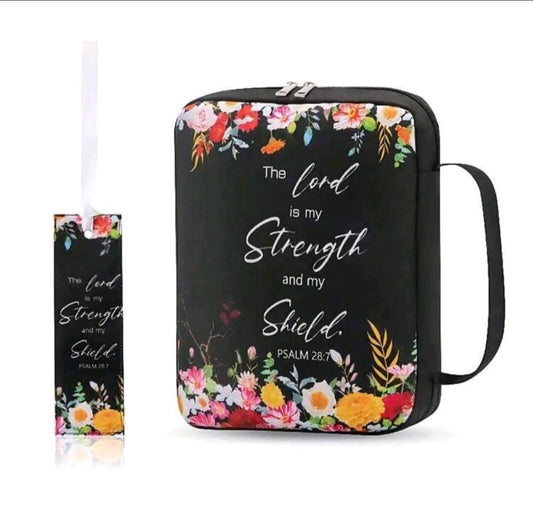 Bible cover for women's, Bible bag with bookmarks portable.
