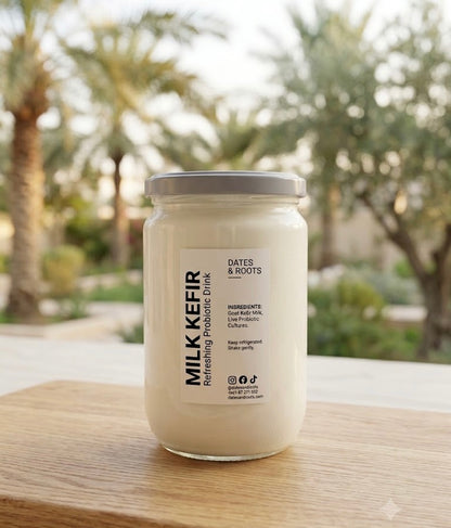 Probiotic Cultured Milk Kefir by Dates & Roots