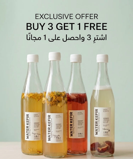 water kefir bundle - Buy 3 water kefir get 1 fruity refresh free