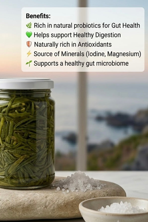Wild Lacto-fermented Rock samphire
