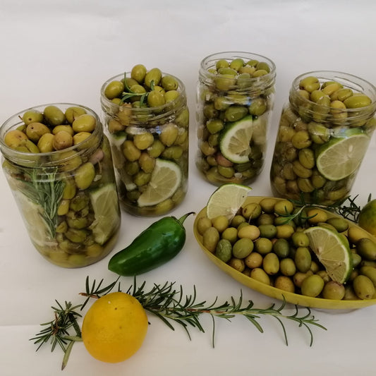 Green olives by Dates and Roots