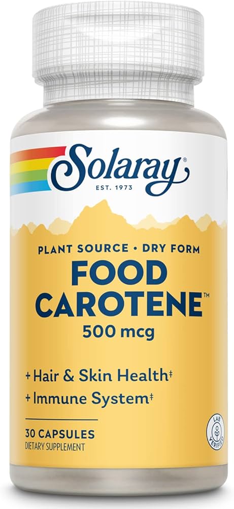 Food Carotene Dry Natural Source 1000 I.U