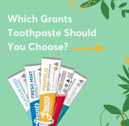 Adults Natural Toothpaste by Grants Australia