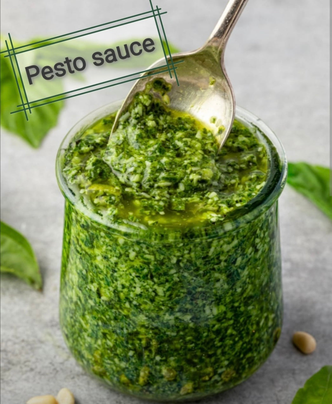 Organic Pesto Basil Sauce by Dates and Roots