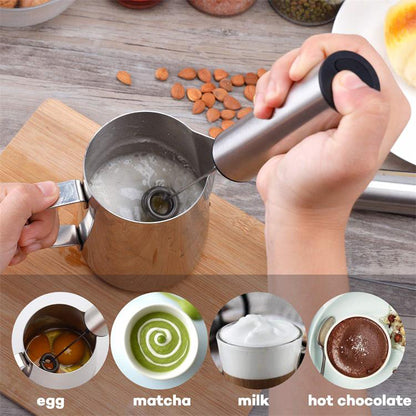 Rechargeable Stainless Steel Frother K10