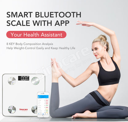 Smart BMI Scale Bluetooth 4.0 Body Fat Monitor - M05