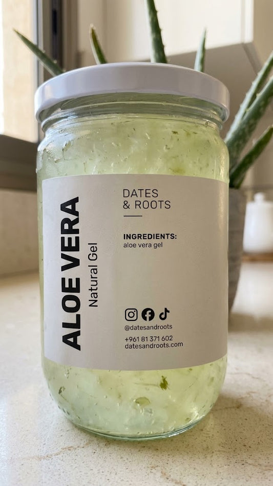 Organic Fresh Aloe Vera Gel by Dates and Roots