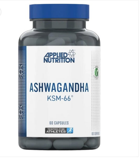 Applied Nutrition  Ashwagandha KSM-66® - 60  Capsules Stress Support, Energy Balance &  Adaptogen Formula