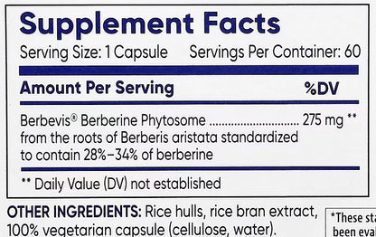 Berberine Phytosome 275mg 60'
