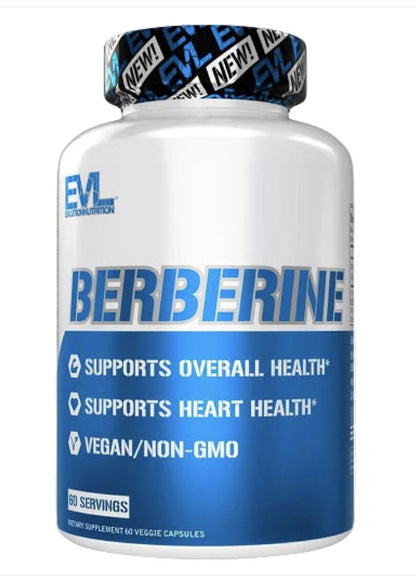 Evlution Nutrition  Berberine, 500mg, 60  Capsules