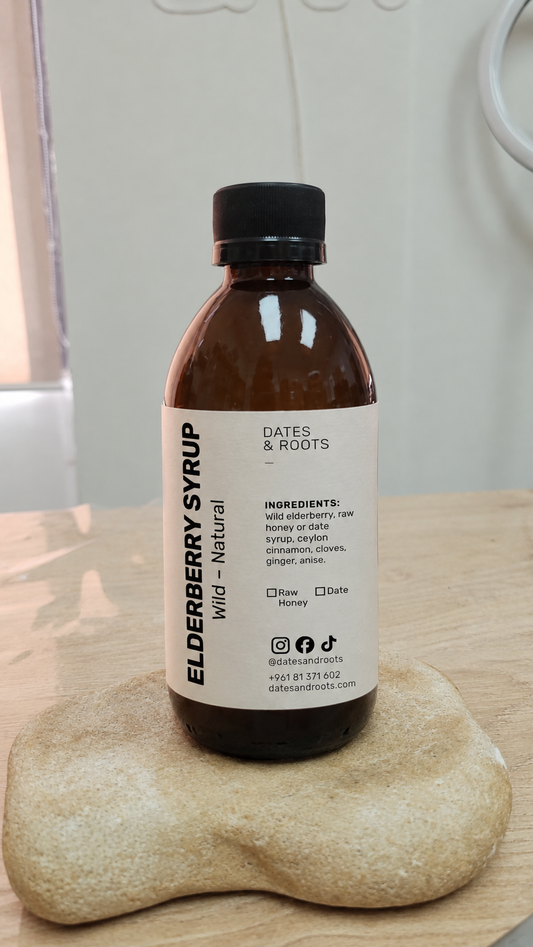 Elderberry Syrup by Dates & Roots