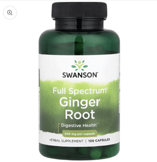 Swanson Full Spectrum -  Ginger Root - 1,080 mg |  100 Capsules