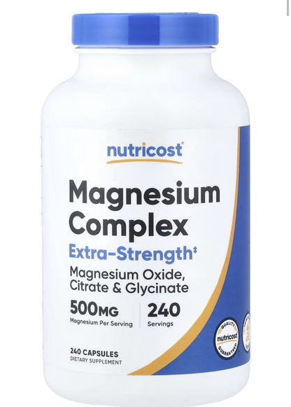 Magnesium Complex 500mg - 240'