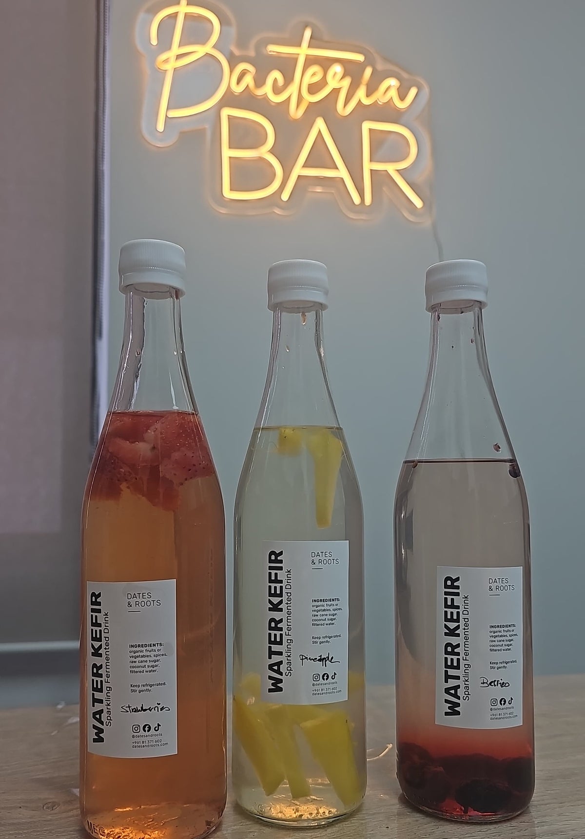Organic Water Kefir – Fruity Refresh Base