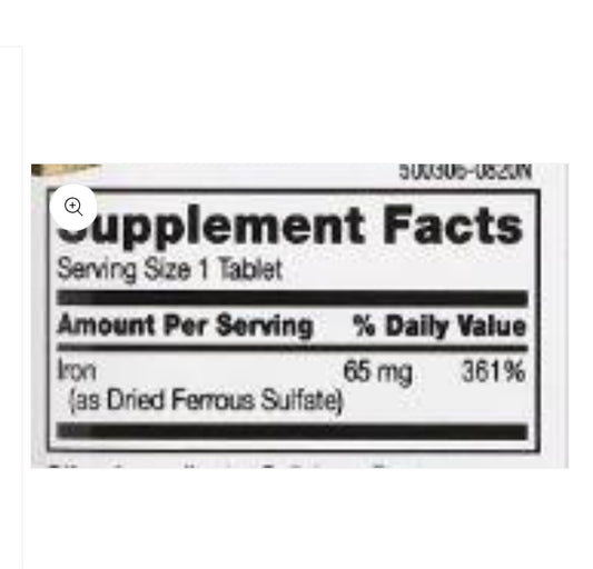 Iron 65mg 21st century