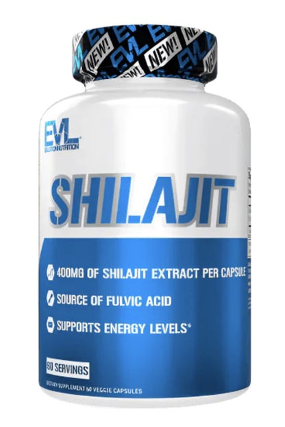 Evlution Nutrition Shilajit, Energy & Mood Support, 400mg Shilajit Extract, 60  Servings