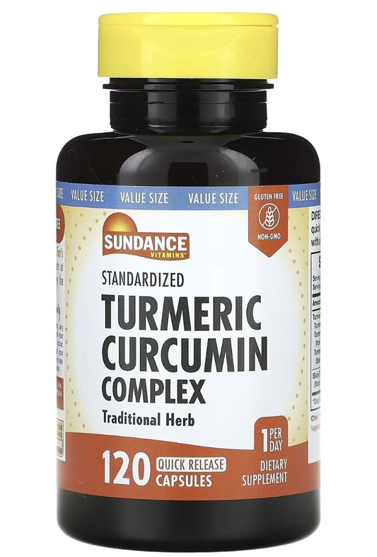 Turmeric Curcumin 500mg 120' - Sundance (+Black Pepper 3mg)