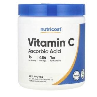 Vitamin C  powder 1000mg 454' - Nutricost.